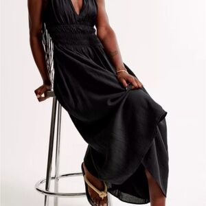 Boho Black Maxi Dress